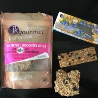 Gluten free granola bites and bar from JK Gourmet